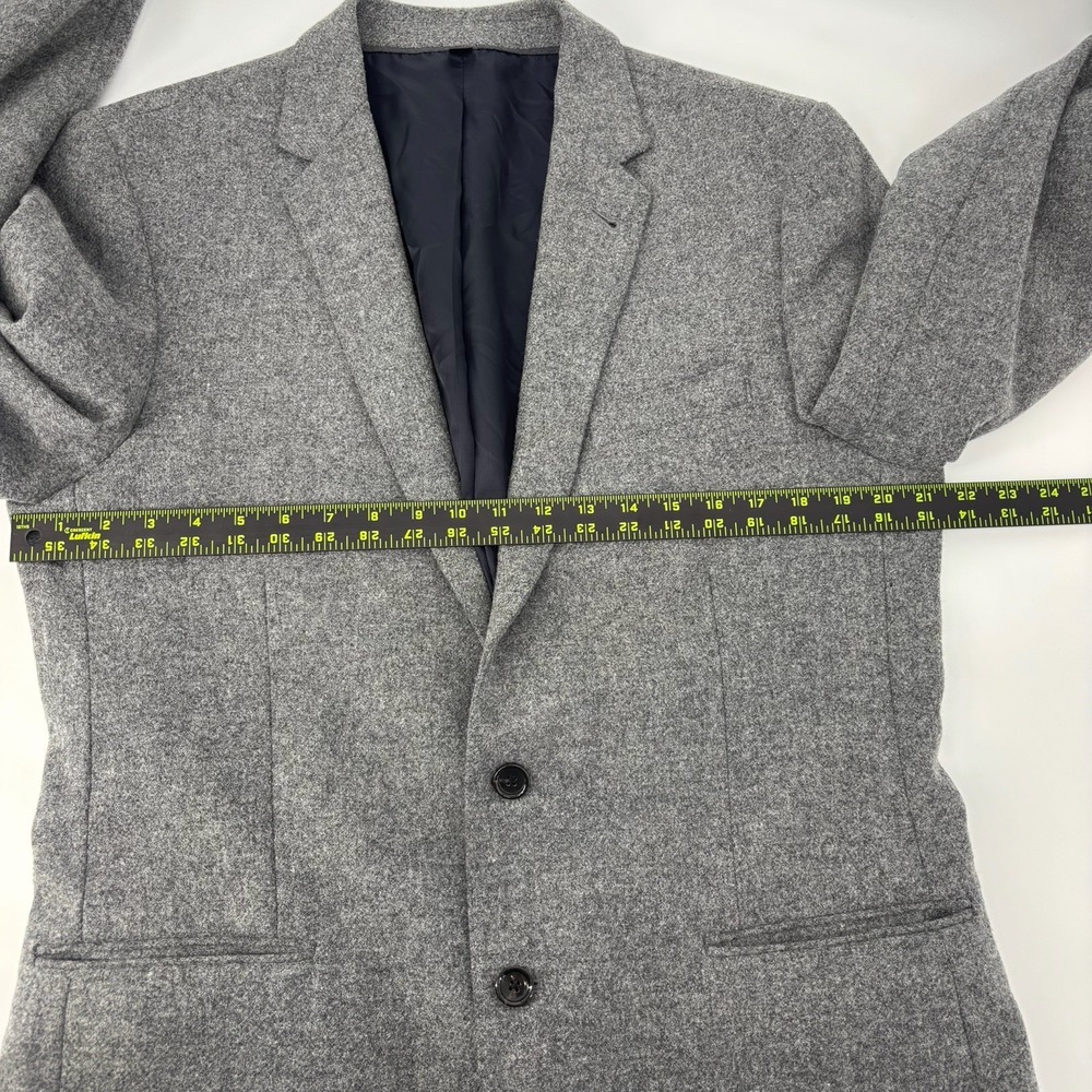 J. Crew Ludlow Blazer Gray Mens Size 42L Yorkshire Tweed Jacket Sport Coat - Picture 6 of 7